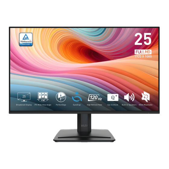 ÉCRAN 25" FULL HD MSI PRO MP251 E2 (9S6-3PD2CM-001)