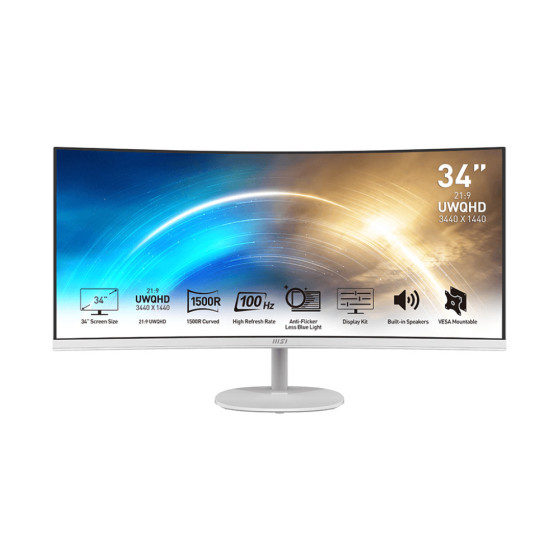ÉCRAN 34" UWQHD MSI PRO MP341CQW