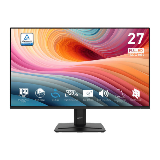 ÉCRAN 27" FULL HD MSI PRO MP275 E2 (9S6-3PD3CM-001)
