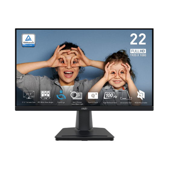 ÉCRAN 21.45” FULL HD MSI PRO MP225 (9S6-3PC6CM-002)