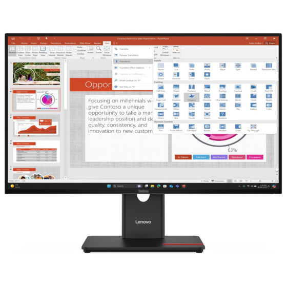 ÉCRAN PLAT 27" LENOVO THINKVISION T27-40 (64A5MAT6EU)