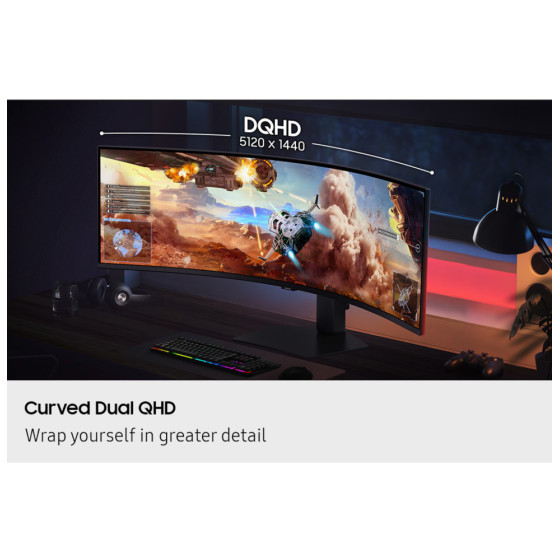  ÉCRAN 49" DQHD INCURVÉ GAMING SAMSUNG ODYSSEY G9 G91F (LS49FG910EUXEN)