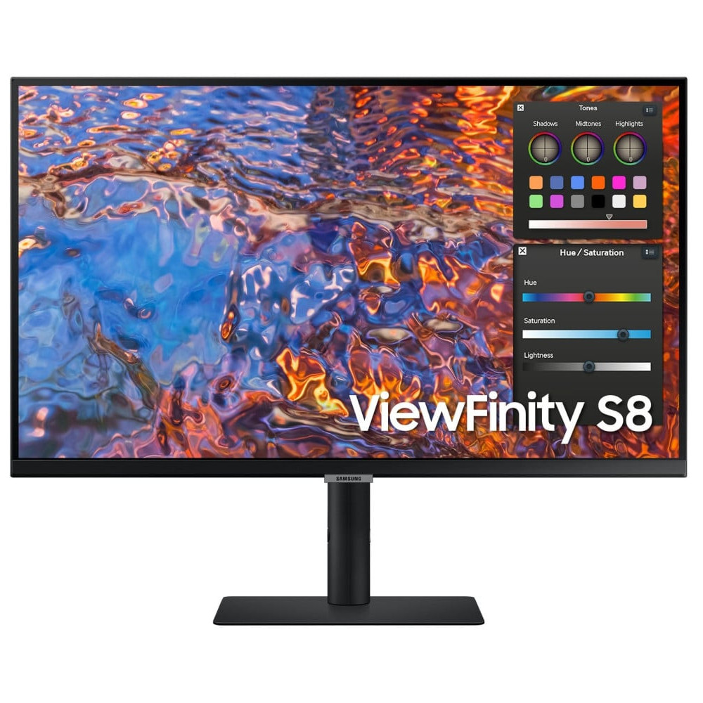 ÉCRAN UHD 4K PC PROFESSIONNEL 27" SAMSUNG VIEWFINITY S80PB UHD 4K (LS27B800PXPXEN)