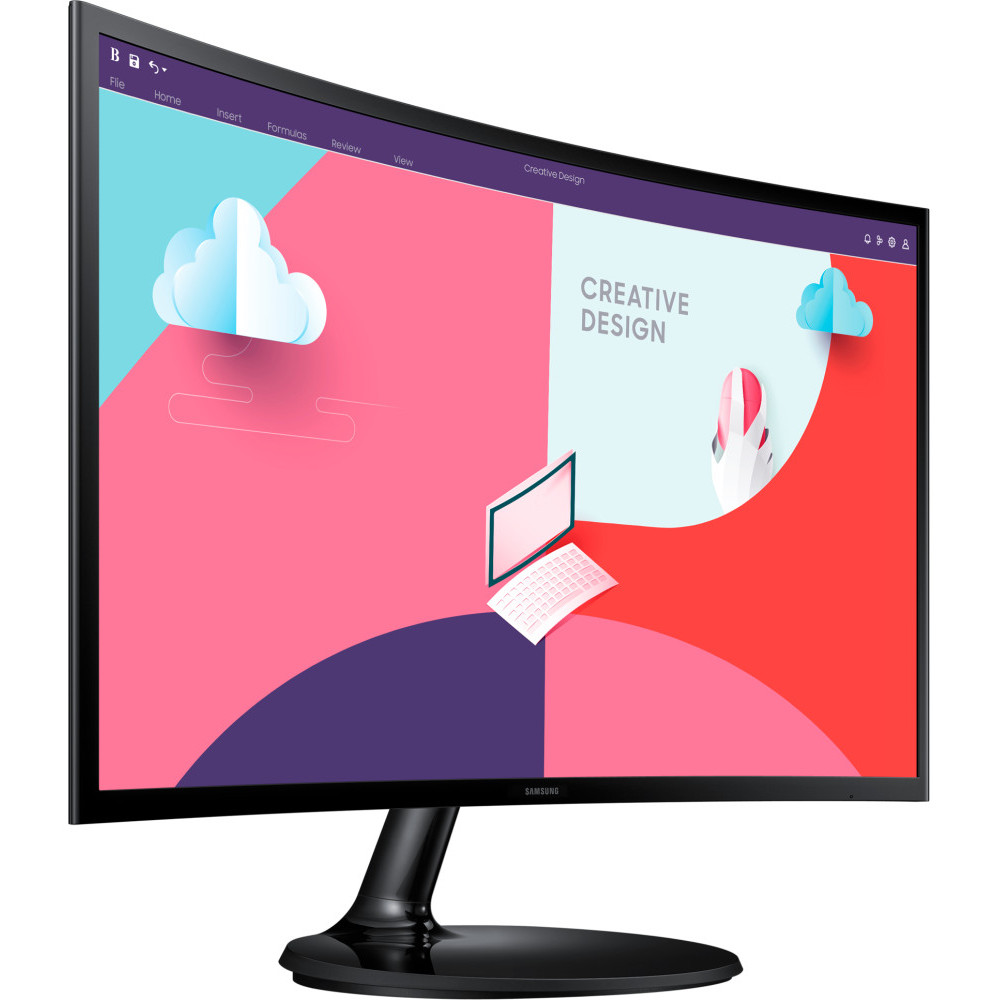  ÉCRAN INCURVÉ 24" SAMSUNG ESSENTIAL CURVED MONITOR S3 (LS24C360EAMXZN)