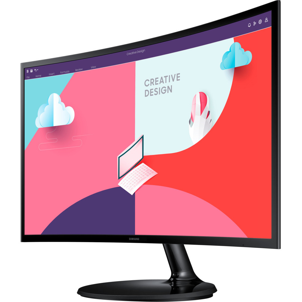 ÉCRAN INCURVÉ 24" SAMSUNG ESSENTIAL CURVED MONITOR S3 (LS24C360EAMXZN)