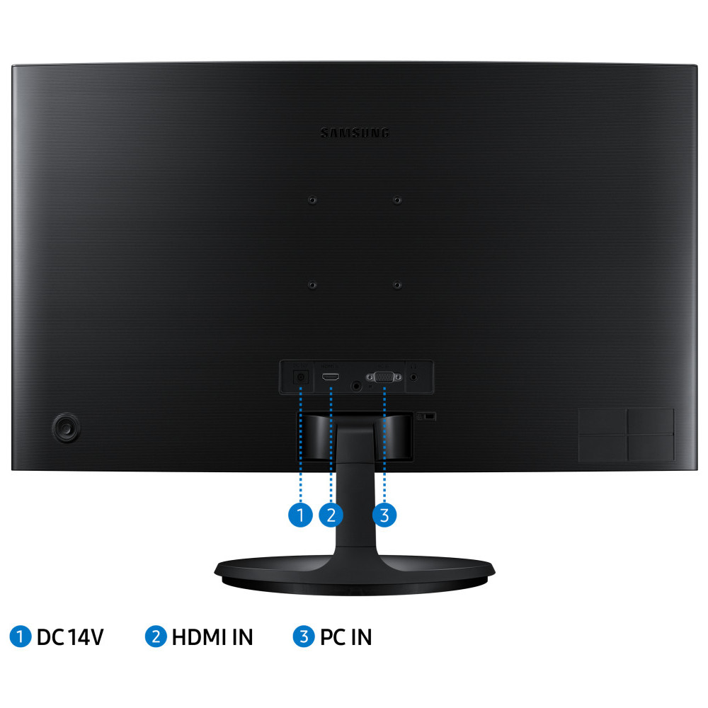  ÉCRAN INCURVÉ 24" SAMSUNG ESSENTIAL CURVED MONITOR S3 (LS24C360EAMXZN)