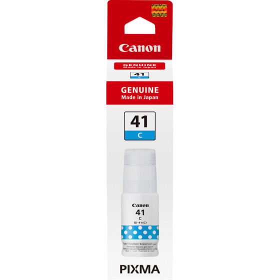 CANON GI-41C CYAN - BOUTEILLE D'ENCRE CANON D'ORIGINE (4543C001AA)