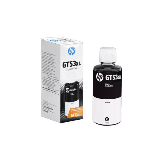 HP GT53XL NOIR - BOUTEILLE D'ENCRE GRANDE CAPACITÉ HP D'ORIGINE (1VV21AE)