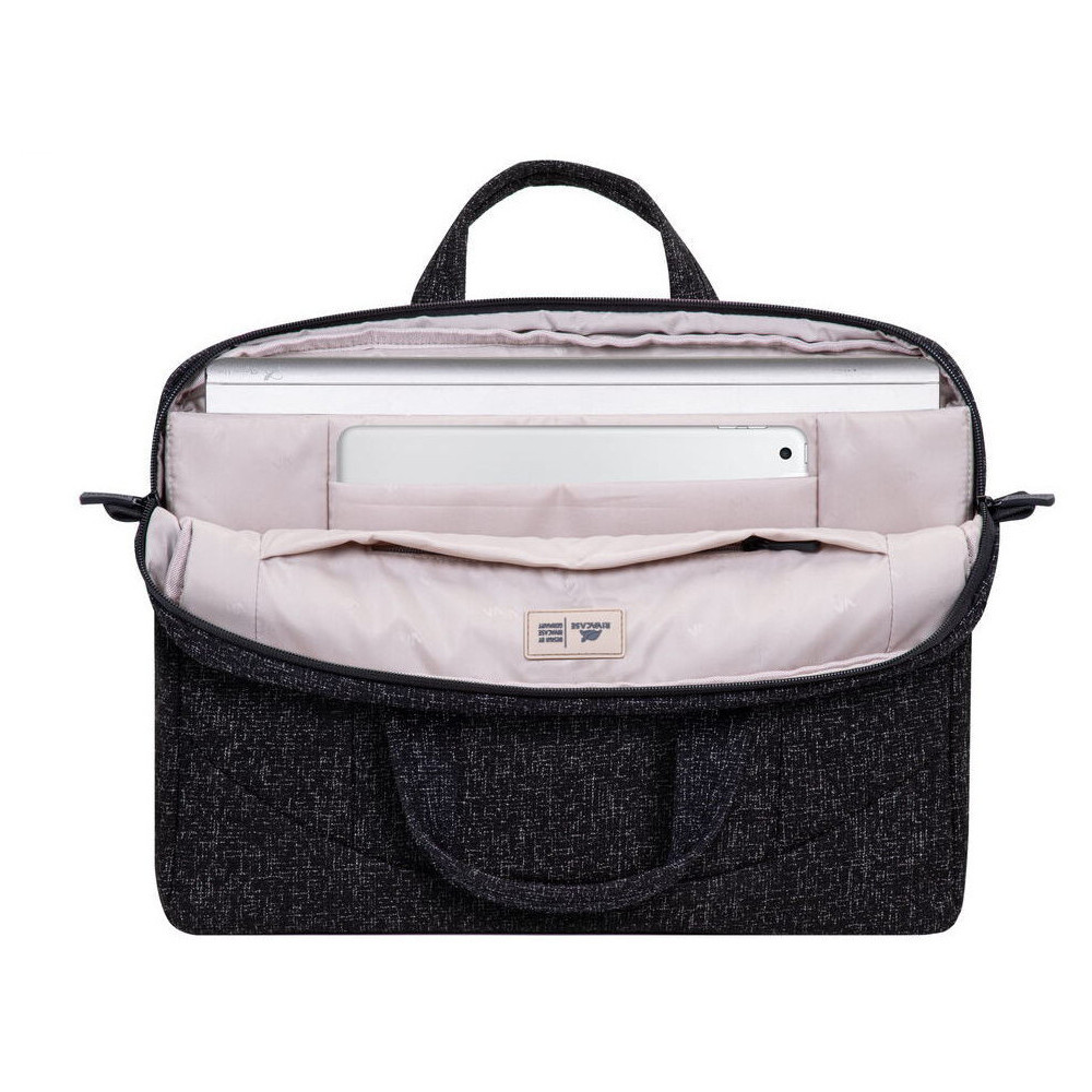  SACOCHE RIVACASE ANVIK 7931 NOIR POUR ORDINATEURS PORTABLES 15.6" (7931 BLACK)