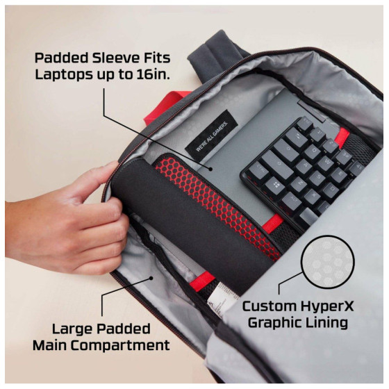  SAC À DOS HP HYPERX DELTA (8C524AA)