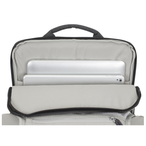  SAC À DOS RIVACASE 8861 NOIR MÉLANGE POUR ORDINATEURS PORTABLES 15