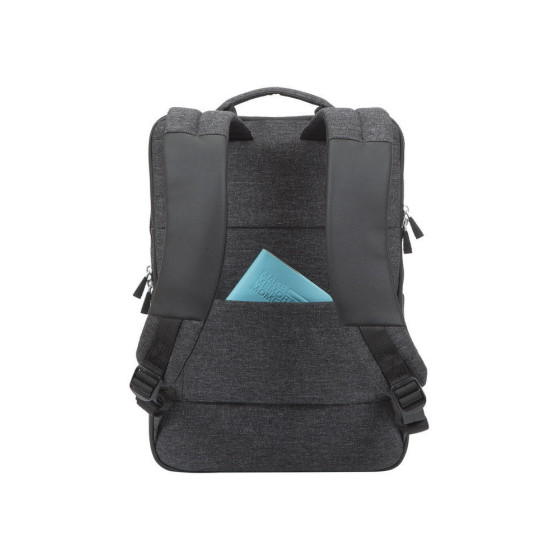  SAC À DOS RIVACASE 8861 NOIR MÉLANGE POUR ORDINATEURS PORTABLES 15