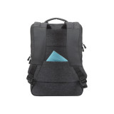  SAC À DOS RIVACASE 8861 NOIR MÉLANGE POUR ORDINATEURS PORTABLES 15