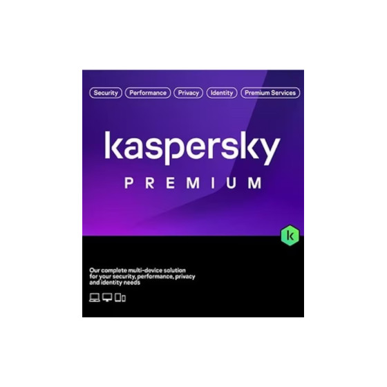 Kaspersky Premium (équivalent à Total Security) - 5 Postes / 1 an (KL10478BEFS-FFPMAG)
