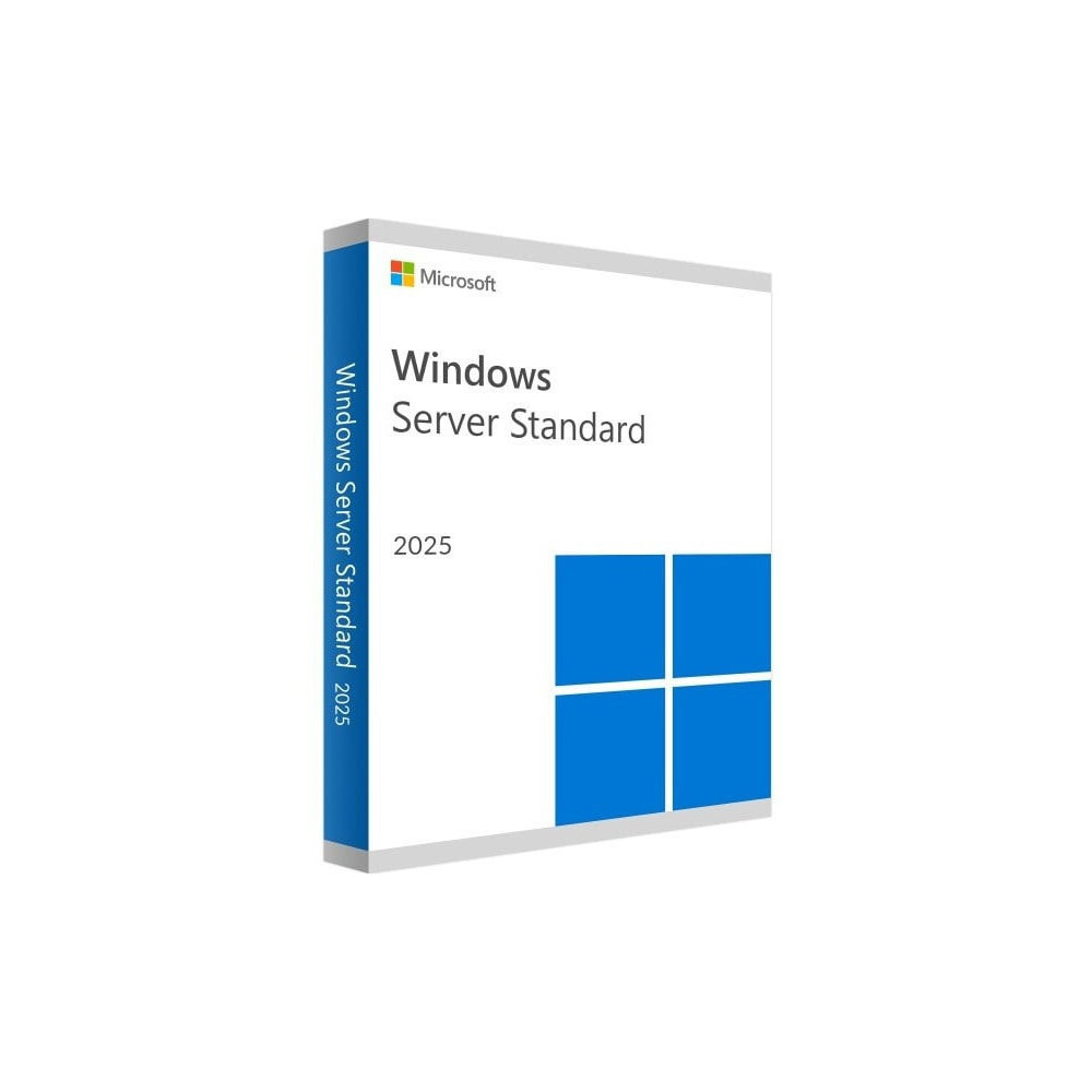 Microsoft Windows Server Standard 2025 64Bit - 1package DSP 16 cœurs - Français (EP2-25188)