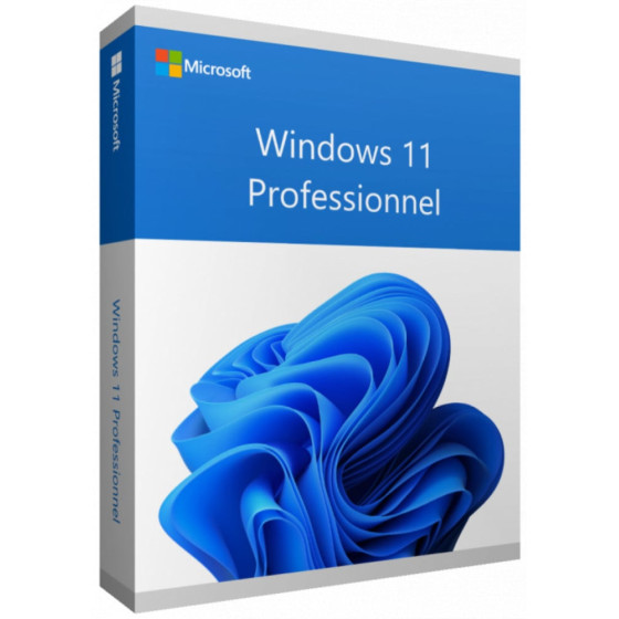 Microsoft Windows 11 Pro 64 bits Français - Licence originale (FQC-10532)