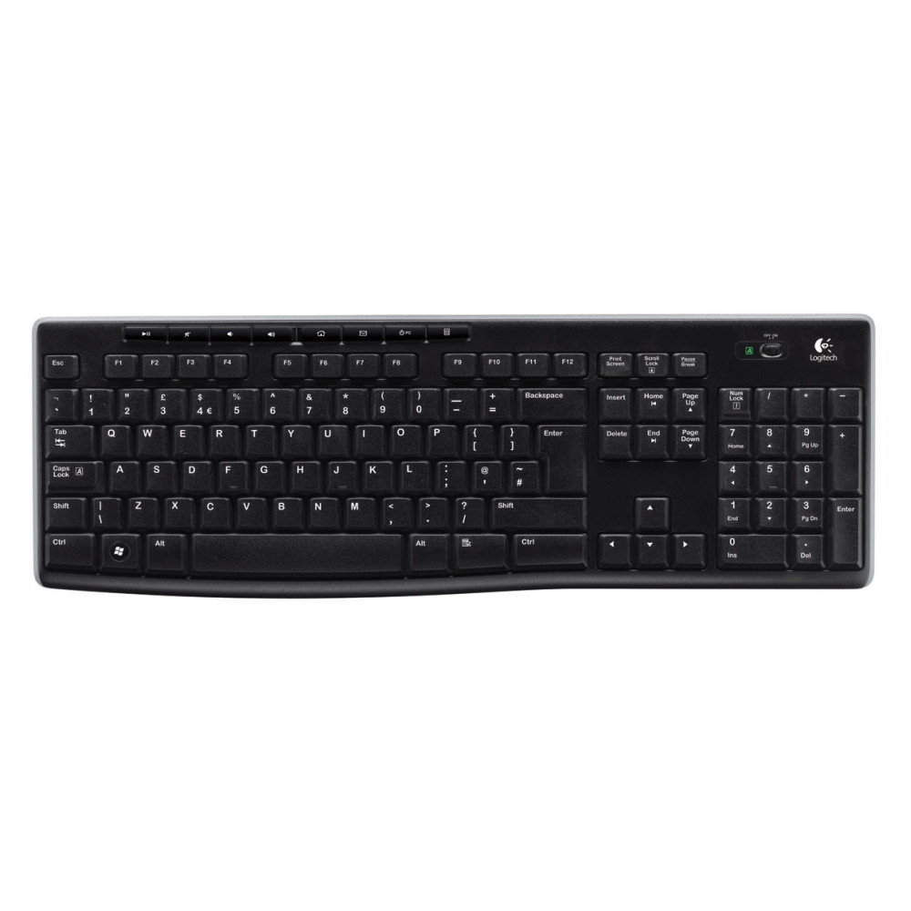  Clavier Logitech Wireless Keyboard K270 - AZERTY