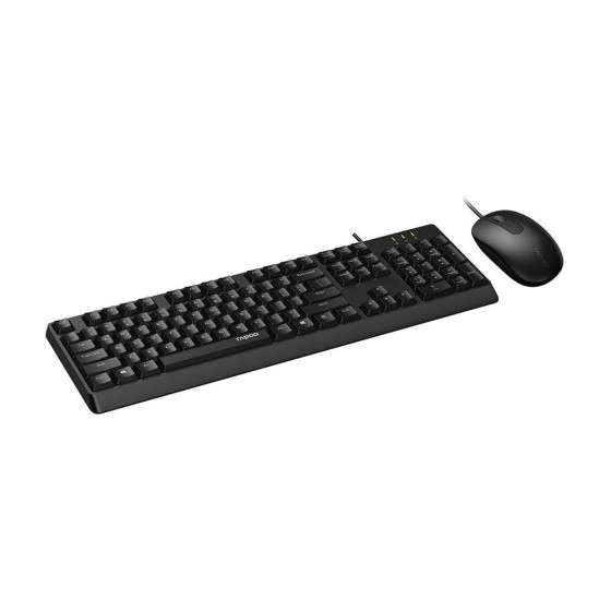  Ensemble filaire souris + clavier Rapoo X130PRO (AZERTY Français)