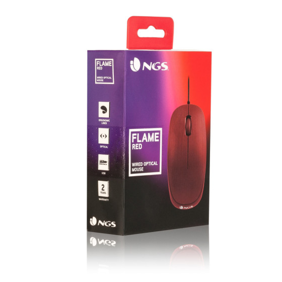  Souris filaire NGS Flame Rouge (FLAMERED)