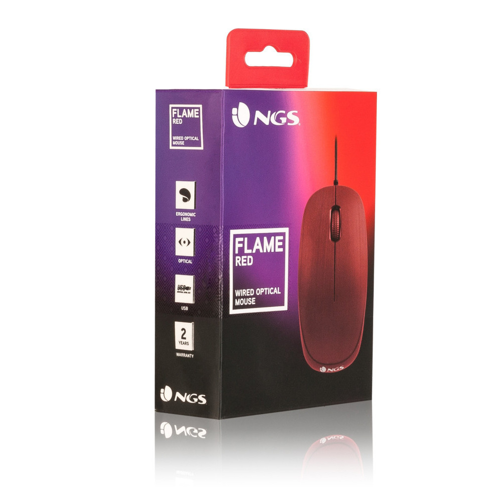  Souris filaire NGS Flame Rouge (FLAMERED)