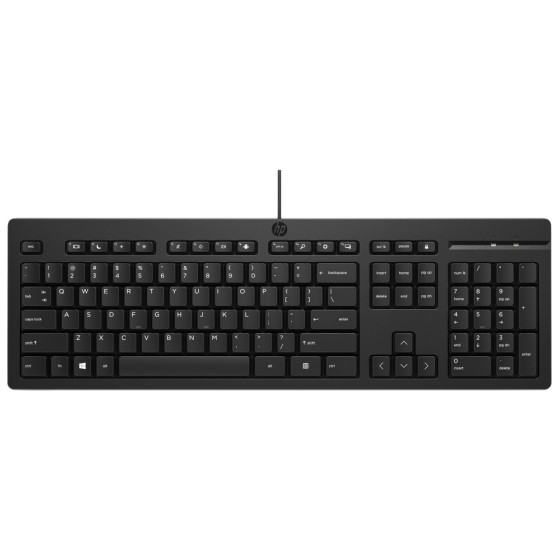 Clavier filaire HP 125 (Pack 6 unités) - Français (AZERTY) (266C9A6)