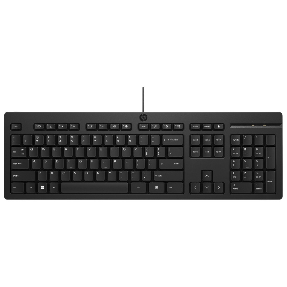Clavier filaire HP 125 (Pack 6 unités) - Français (AZERTY) (266C9A6)
