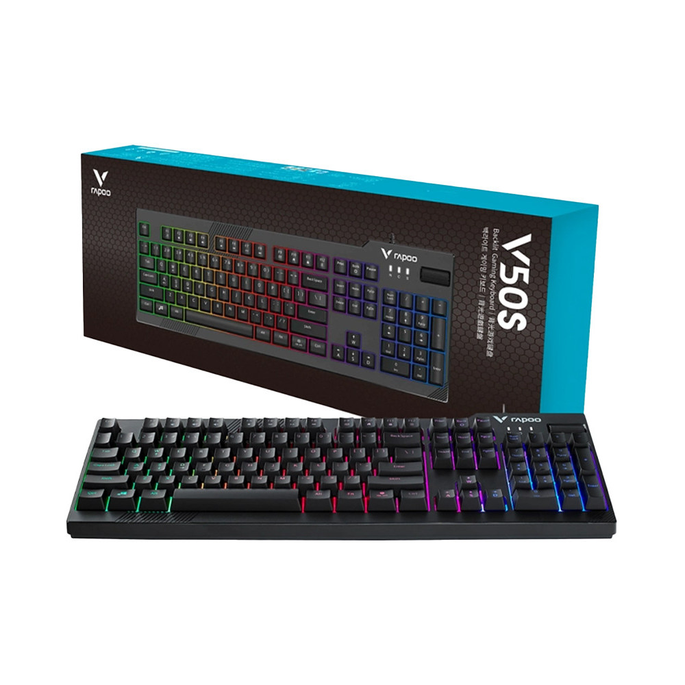  Clavier gaming rétroéclairé Rapoo V50S - AZERTY