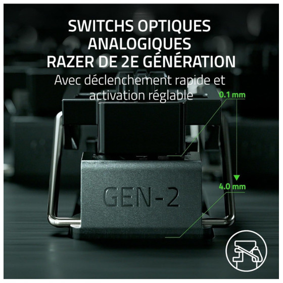  Clavier Gaming Optique Razer Huntsman V3 Pro - AZERTY (RZ03-04970500-R3F1)