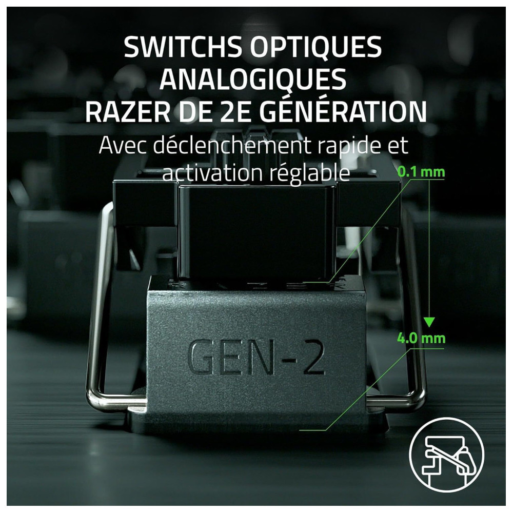  Clavier Gaming Optique Razer Huntsman V3 Pro - AZERTY (RZ03-04970500-R3F1)