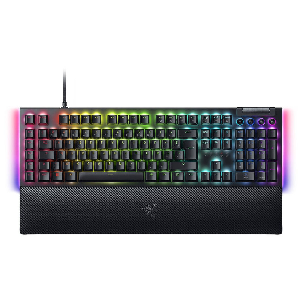 Clavier Gaming mécanique Razer BlackWidow V4 Green Switch - AZERTY (RZ03-04690500-R3F1)