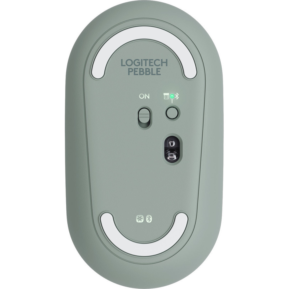  Souris sans fil Bluetooth Logitech Pebble M350 Eucalyptus (910-005720)