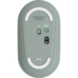  Souris sans fil Bluetooth Logitech Pebble M350 Eucalyptus (910-005720)