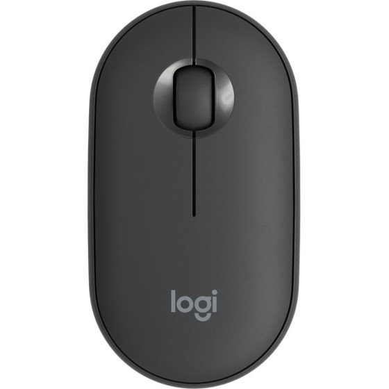 Souris sans fil Bluetooth Logitech Pebble M350 Graphite (910-005718)