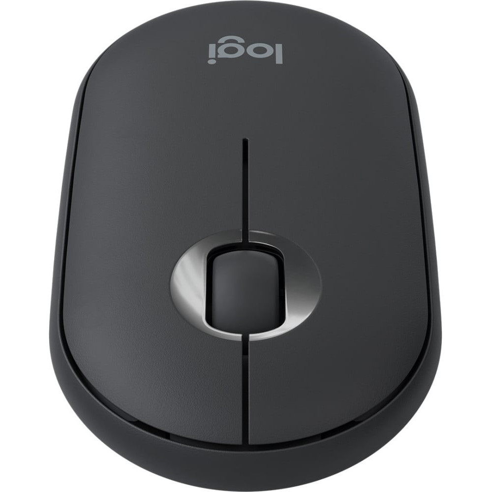  Souris sans fil Bluetooth Logitech Pebble M350 Graphite (910-005718)