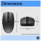  HP Souris silencieuse rechargeable 710 Souris silencieuse rechargeable HP 710  (6E6F2AA)