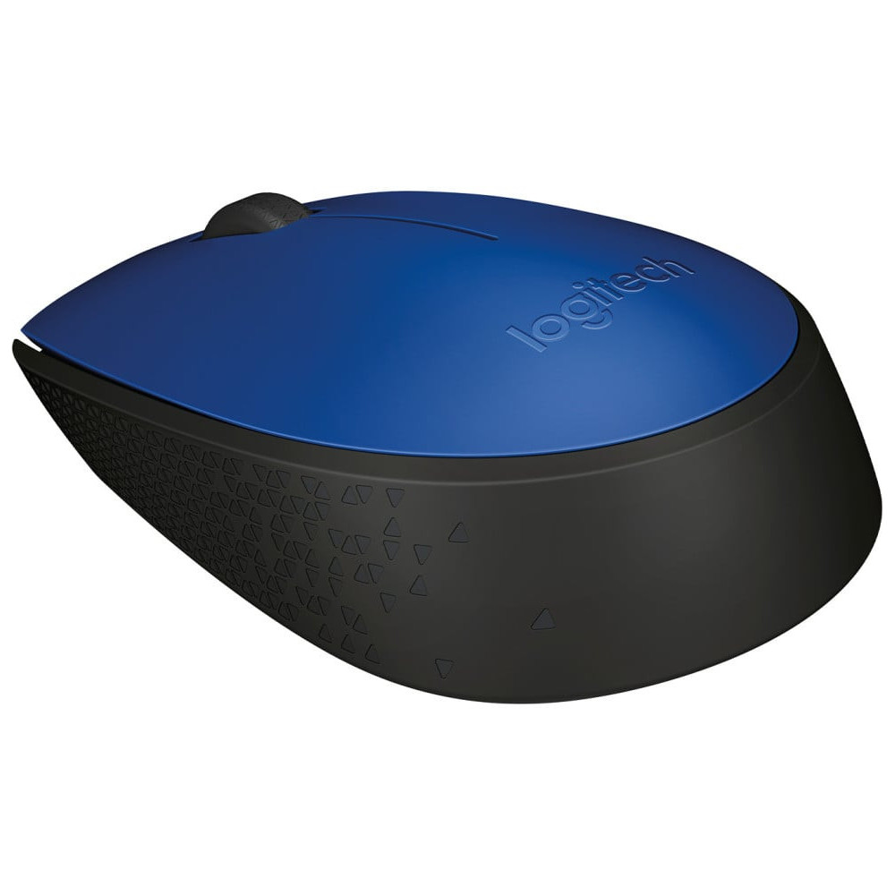  Souris sans fil Logitech M171 Bleu Noir (910-004640)
