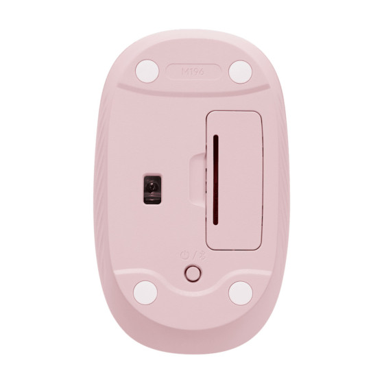  Souris sans fil Bluetooth Logitech M196 - Rose (910-007461)