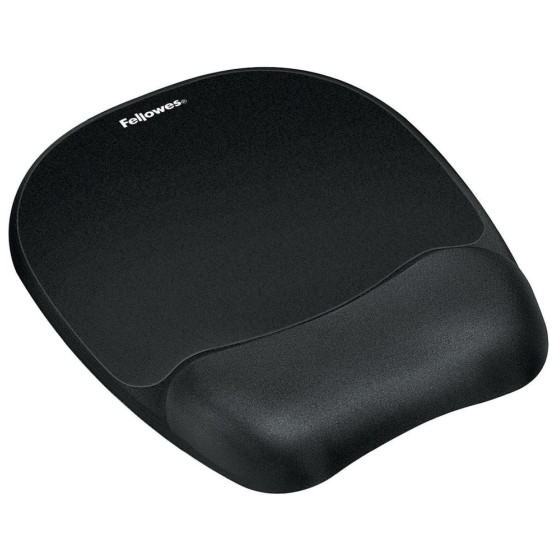 Tapis de souris - repose-poignet Ergo Mousse Noir  (9176501)