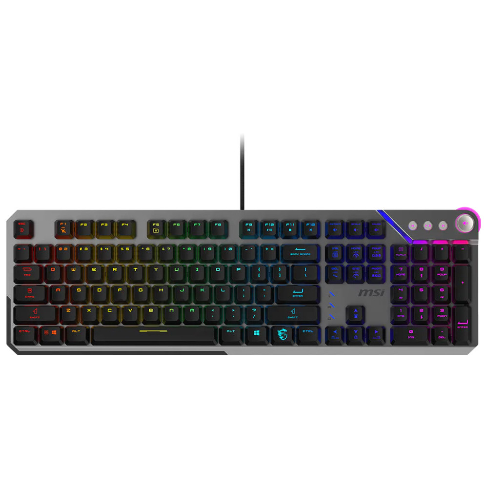 Clavier gaming rétroéclairé mécanique MSI STRIKE 600 SILENT - AZERTY