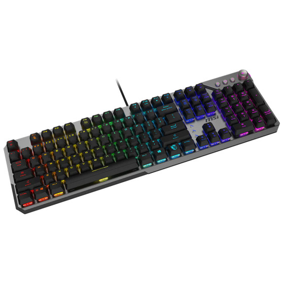  Clavier gaming rétroéclairé mécanique MSI STRIKE 600 SILENT - AZERTY
