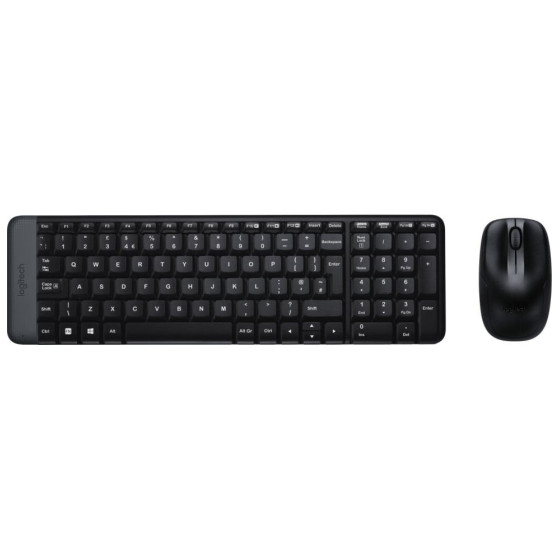 Clavier et souris sans fil Logitech MK220 - AZERTY (920-008318)