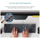  Ensemble sans fil souris + clavier Kensington compact Pro Fit - AZERTY (K75230FR)