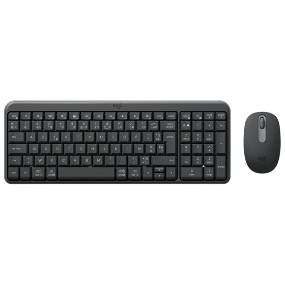  Ensemble clavier et souris sans fil Logitech MK250 Compact - AZERTY (920-013549)