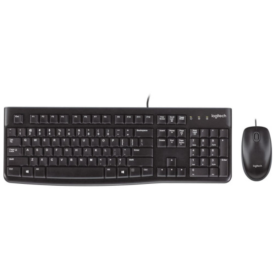 Logitech Desktop MK120 - Ensemble souris + clavier (AZERTY Français)