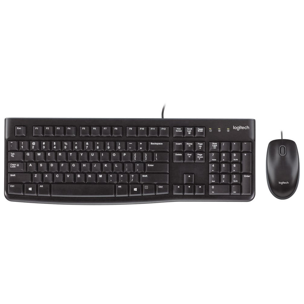 Logitech Desktop MK120 - Ensemble souris + clavier (AZERTY Français)