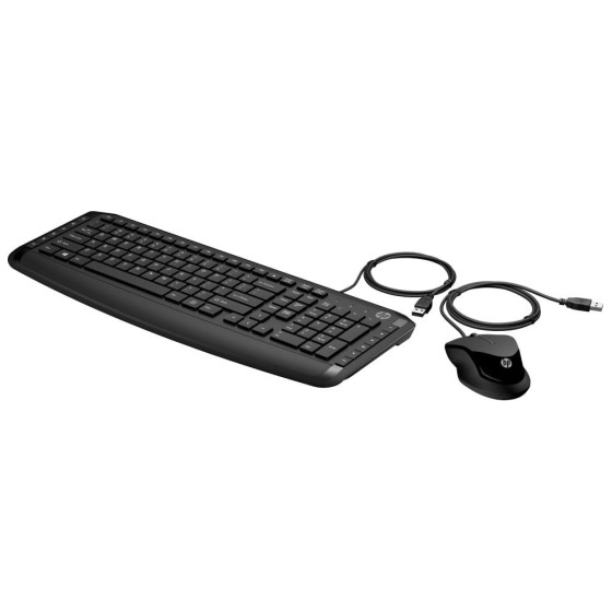  Clavier et souris filaires HP 200 AZERTY (9DF28AA)