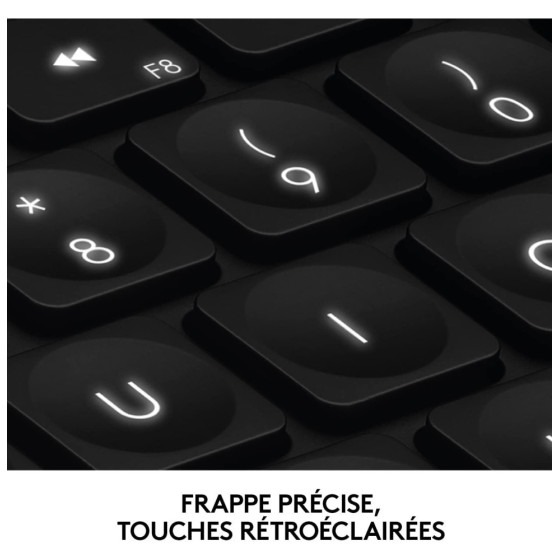  Clavier Bluetooth Multidispositif Logitech Craft - Français (AZERTY) (920-008497)