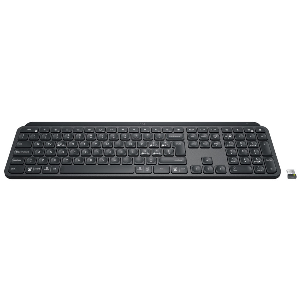  Clavier sans fil Bluetooth Logitech MX Master Keys for Business - US (Qwerty) (920-010251)