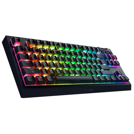  Clavier Sans fil Razer BlackWidow V4 Tenkeyless HyperSpeed - Français (AZERTY) (RZ03-05480500-R3F1)