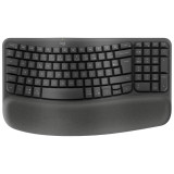 Logitech Wave Keys clavier RF sans fil + Bluetooth AZERTY Français Graphite (920-012286)
